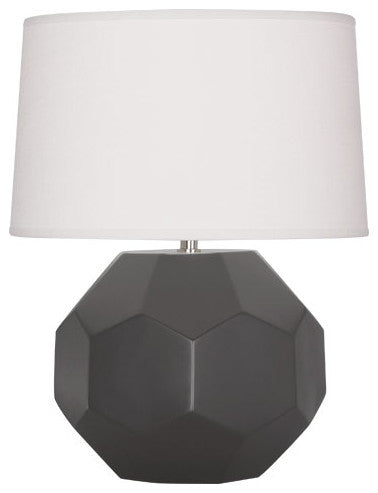 Franklin Table Lamp, Matte Ash