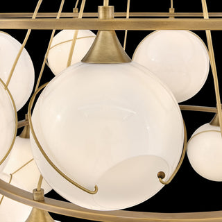 Hinkley Skye Extra Large Two Tier Chandelier, Heritage Brass