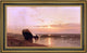Francis a Silva Coastal Sunset Framed Premium Canvas Print, 15"x30"