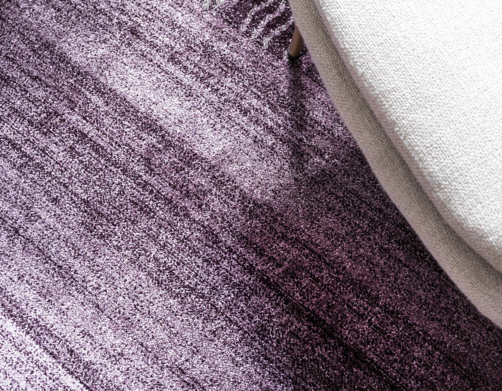 Rug Unique Loom Del Mar Purple Runner 2' 7 x 10' 0