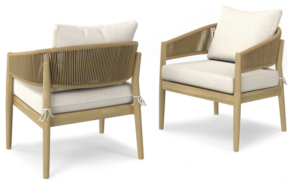 Bayshore Outdoor Conversation Chair (Set of 2)
