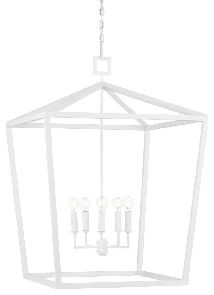 Denison White Large Chandelier