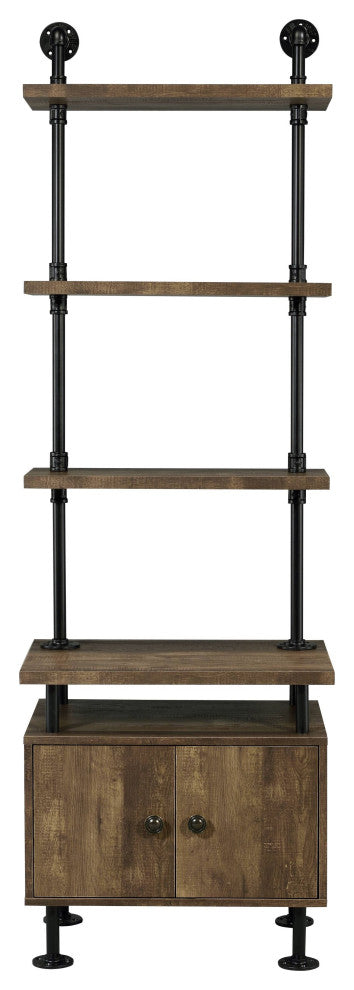 Lv00141, Side Pier, Rustic Oak & Black Finish, Ensata Ii