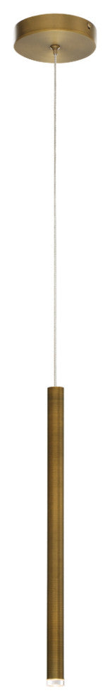 Navada Sleek LED Small Pendant In Gold