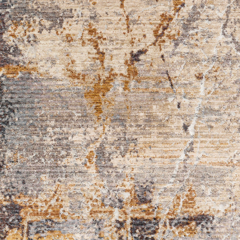Surya Aida AAD-2302 Machine Woven Area Rug, Beige, 8'10" x 13'