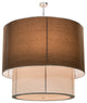 72W Cilindro 2 Tier Textrene Pendant