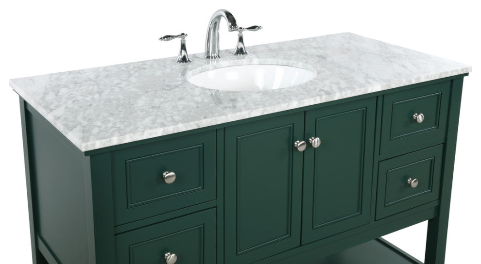 Matilda 48" Single Bathroom Vanity, Green