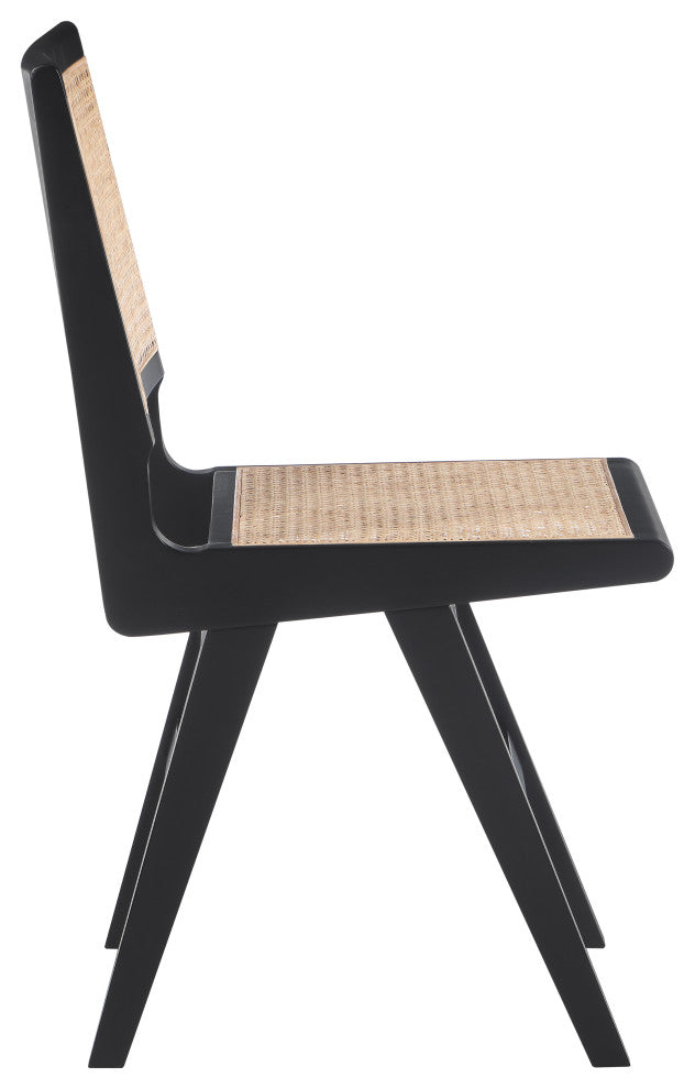 Preston Dining Chair, Set of 2, Black, Side Chair