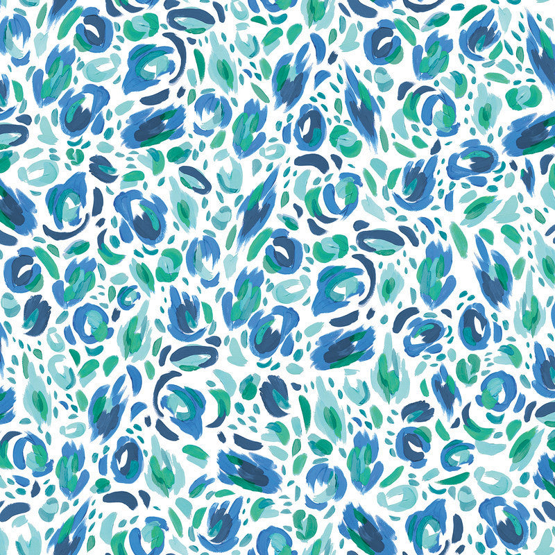 EttaVee Brushstroke Leopard Peel & Stick Wallpaper