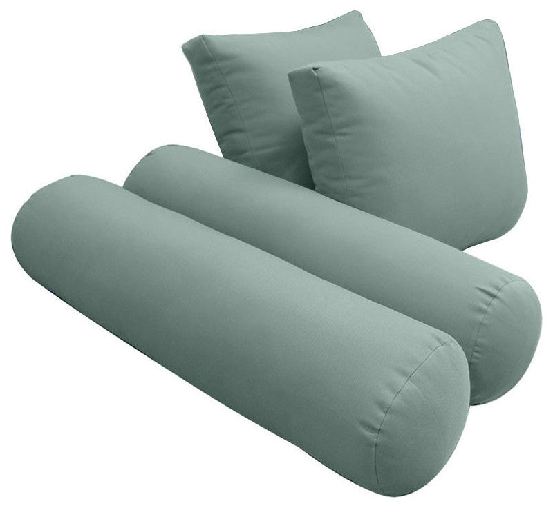 S1 Twin Size 5PC Knife Edge Daybed Mattress Cushion Bolster Complete Set AD002