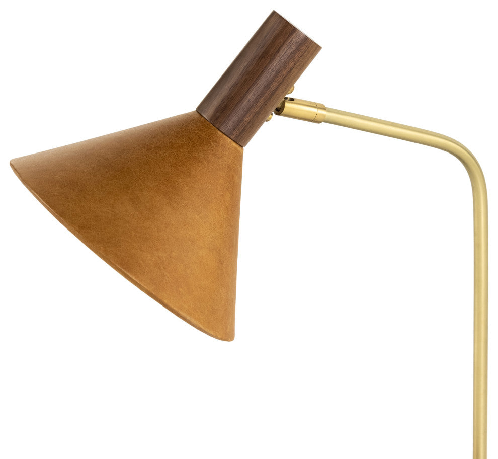 Cullen Task Lamp-Natural Walnut