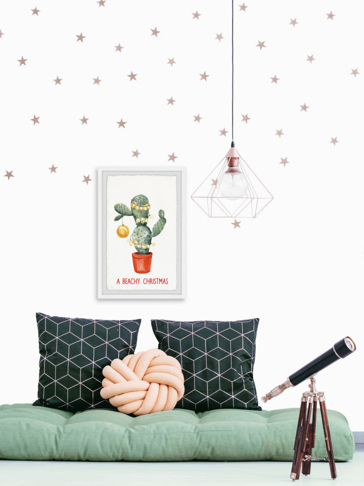 "A Cactus Bloom" Framed Painting Print, 16x24