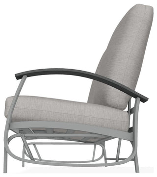 Belle Isle Cushion Deep Seating 2-Seat Glider, Graystone/Graphite