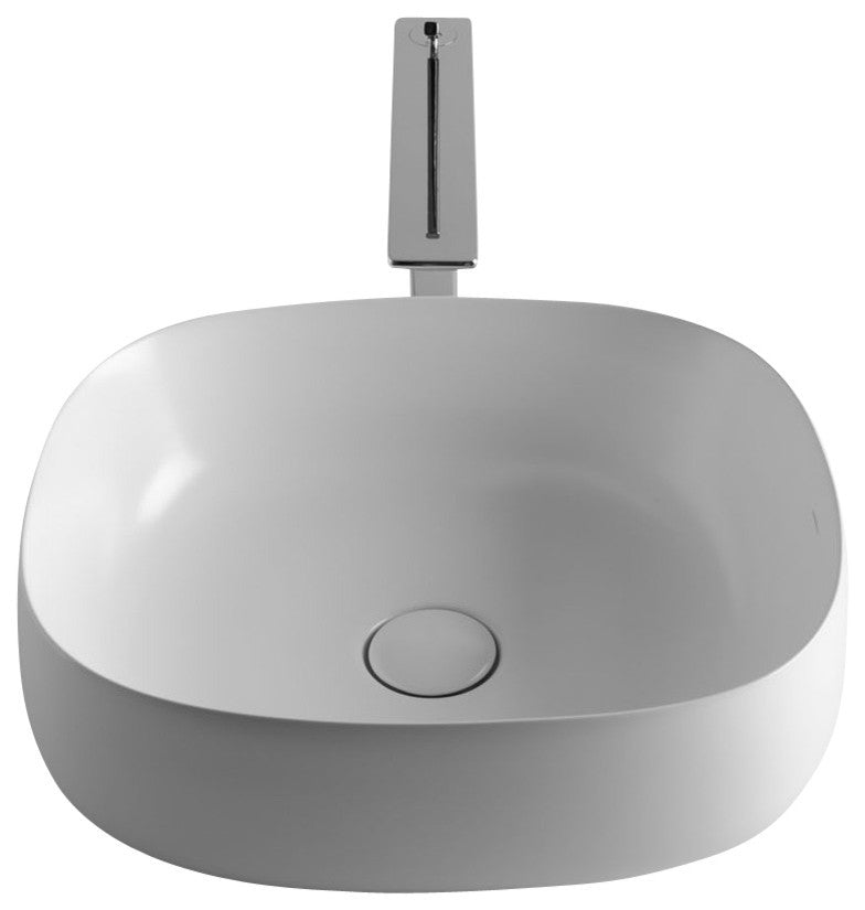 Seed 45.40 Vessel Bathroom Sink 17.7" x 15.7"