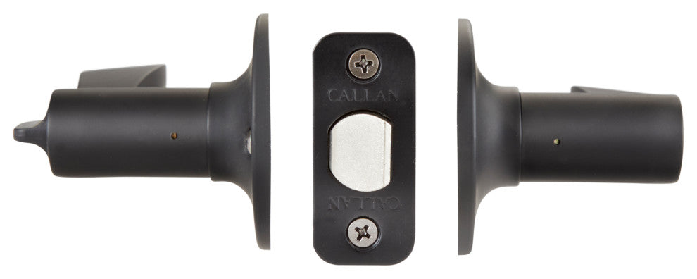 Delaney Hardware Callan Bennett Keyed Entry Lever Set, Black