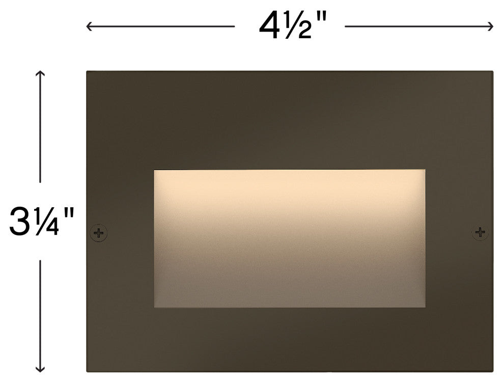 Taper Landscape Brick & Step Light in Bronze