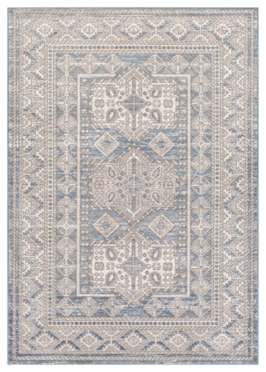 Surya Seattle STA-2306 5'3"x7'3" Rug, Medium Gray/White/Light Gray/Khaki