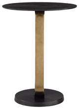 Uttermost Aperture Brass Accent Table