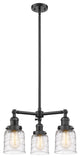 INNOVATIONS 207-OB-G513 3-Light Chandelier Oil Rubbed Bronze