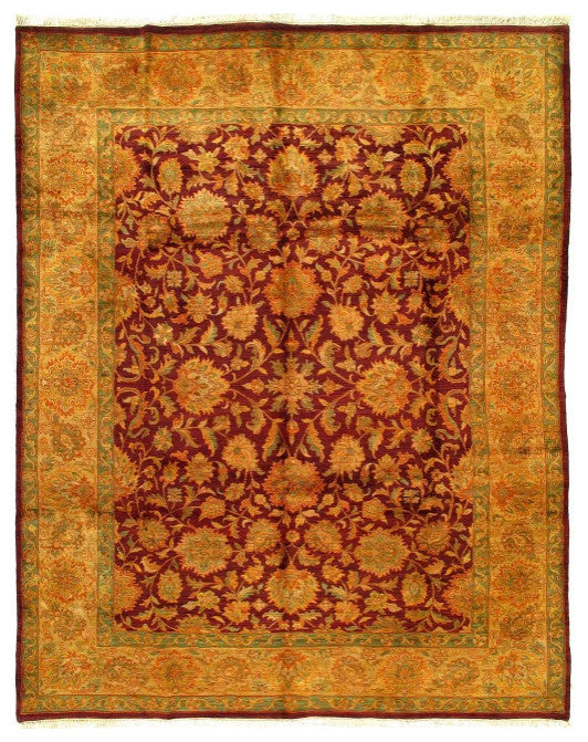 Fine Hand Knotted Agra Rug 9' 1''X 12'1''