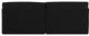 Ease Fabric Upholstered Modular Sofa, Black