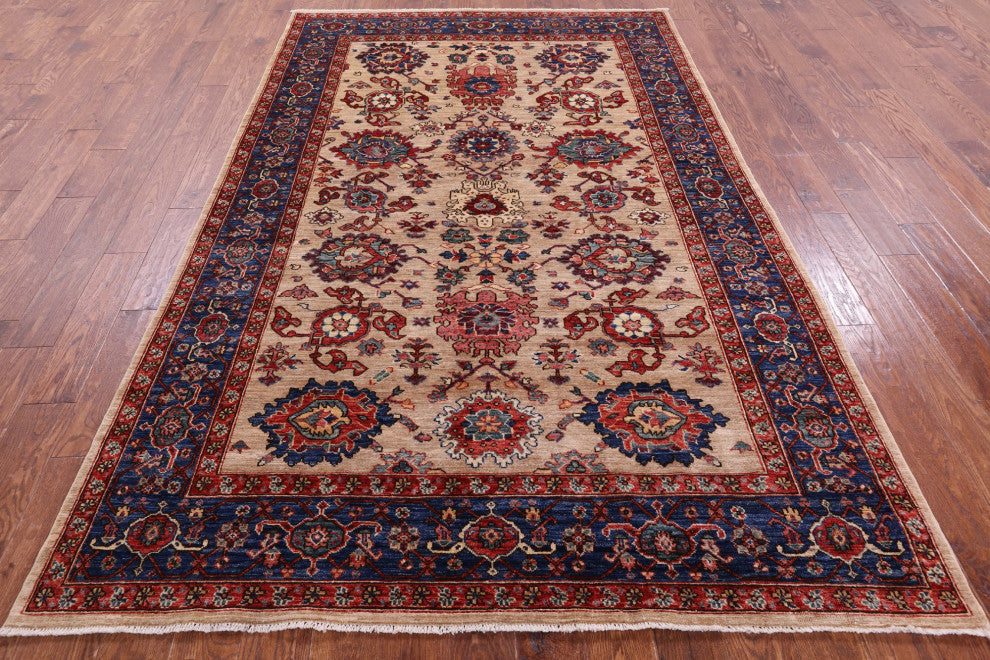 Handmade Persian Fine Serapi Rug 5' 11" X 9' 5" - Q12664