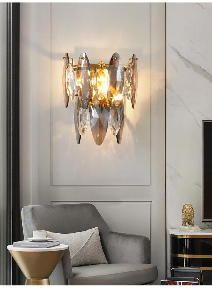 New LED Indoor home decor. Crystal lamp for living room
