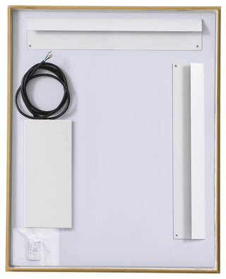 Modern Brass Led Mirror