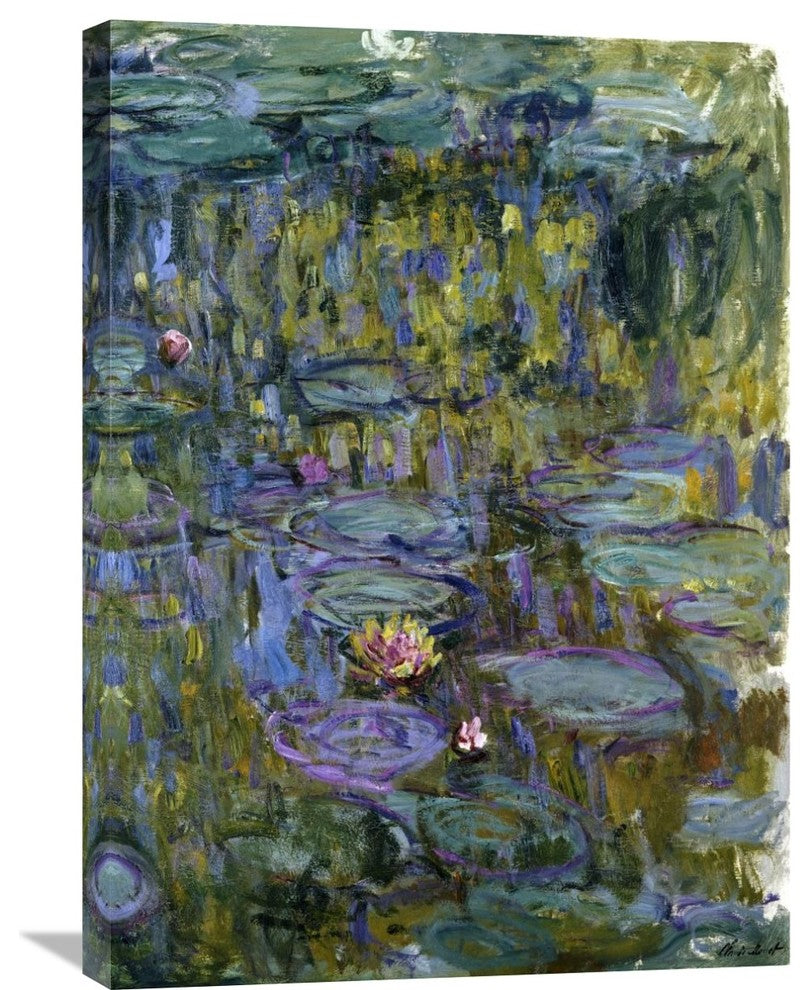 "Water Lilies" Artwork, 30" x 30"
