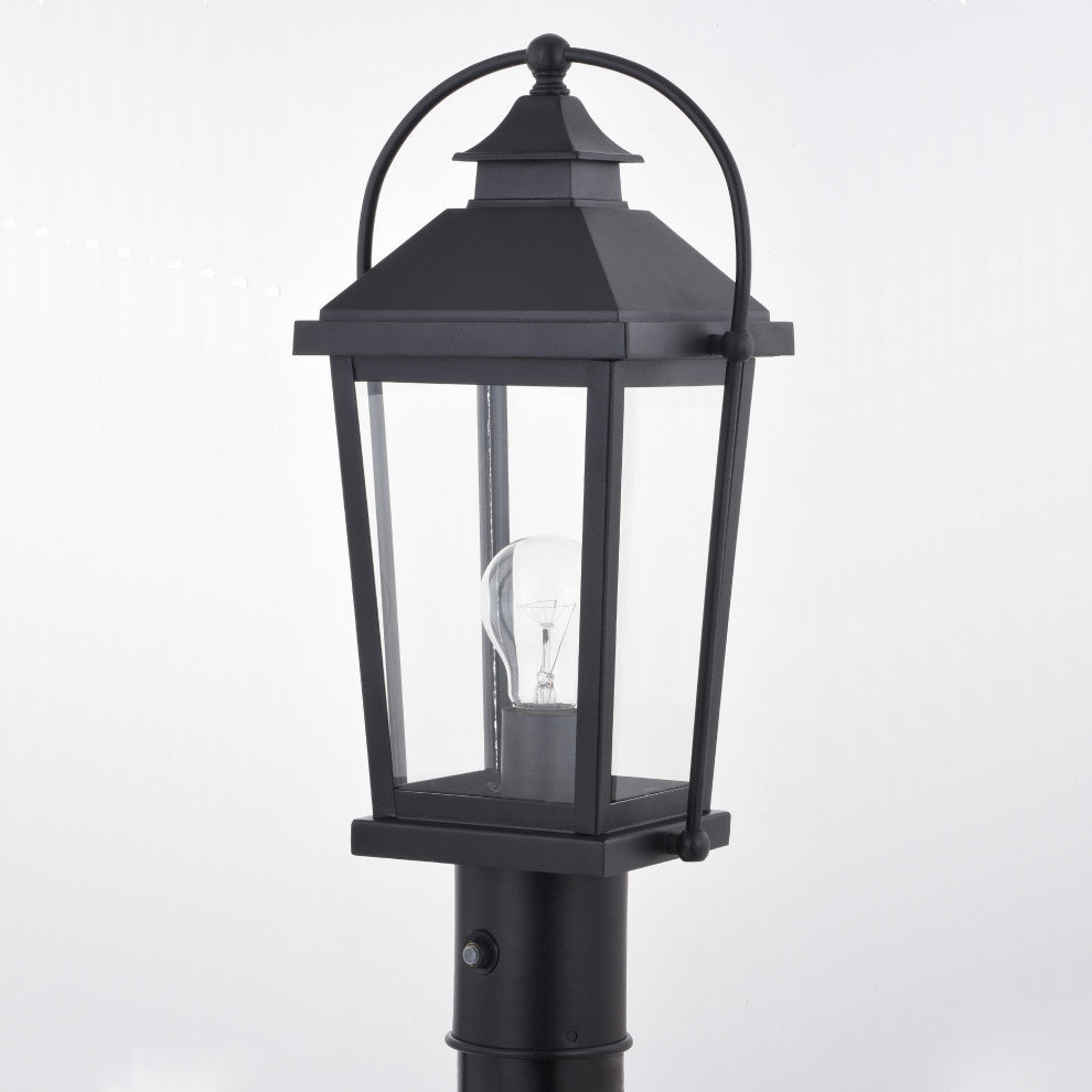 Lexington 7.75"W Outdoor Post Light Textured Black