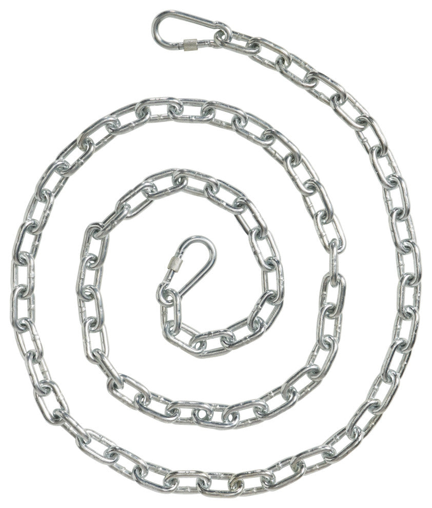 Therese Outdoor/Indoor Rope Weave Hanging Chair With 8 Foot Chain, NO STAND, Gray + Black