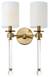 Maxim 16108WTCL Lucent 2 Light 21" Tall Wall Sconce - Heritage