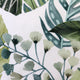 Thai Garden Green Leaf Throw Pillow 20x20, with Polyfill Insert