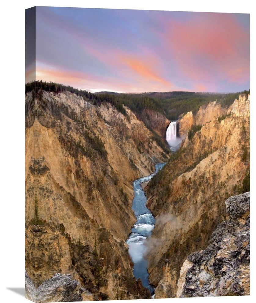 "Lower Yellowstone Falls, Yellowstone National Park, Wyoming" Artwork, 18" x 24"