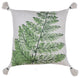 Green Machine Woven with Tassels Merrywood Throw Pillow, 20" x 20"
