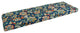 63"X19" Patterned Outdoor Spun Polyester Bench Cushion, Telfair Peacock