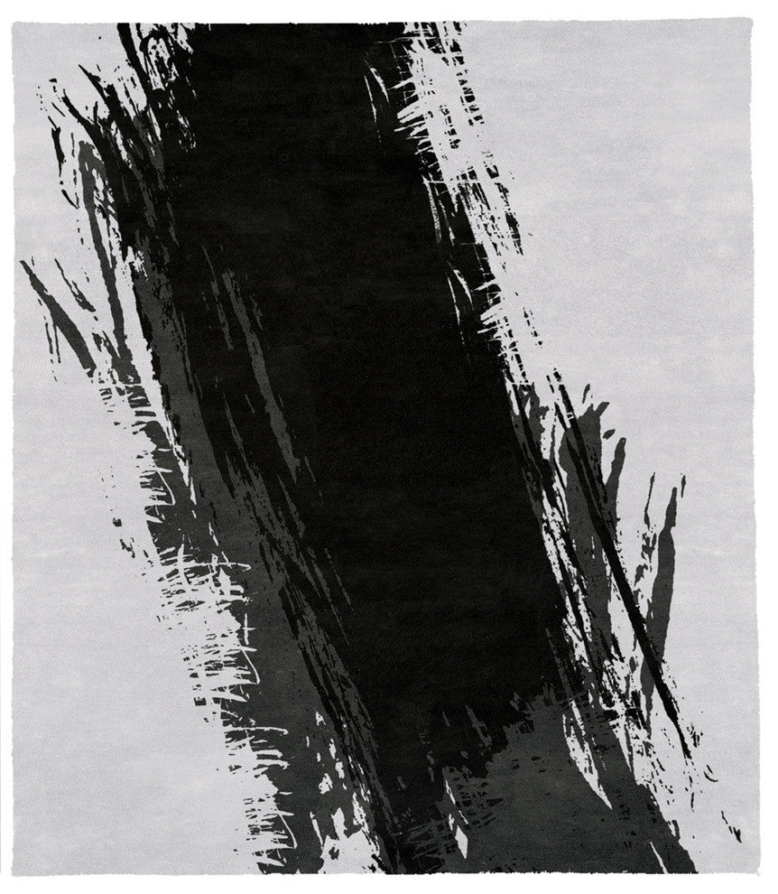 Ink Gray Rug, 6' Round