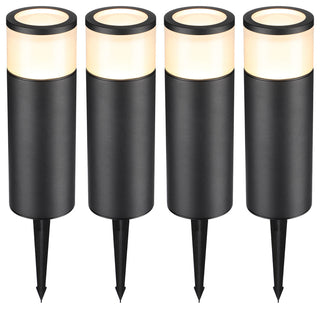 4 Pack 5W LED Landscape Light Low Voltage Waterproof for Pathway Patio Yard