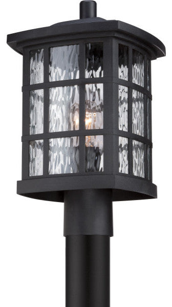 Stonington 1-Light Outdoor Lantern, White Lustre