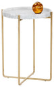 Liv Side Table, White Marble