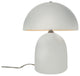 Short Kava Table Lamp, Matte White/Champagne Gold