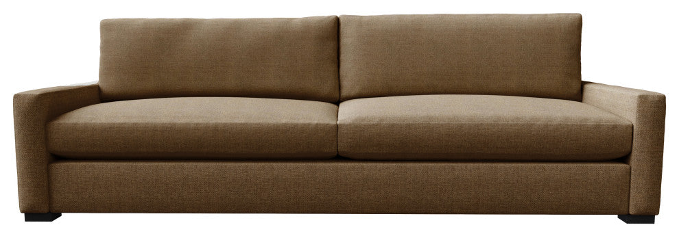 Nativa Interiors Revolution Sofa 105", Brown, Depth: Classic