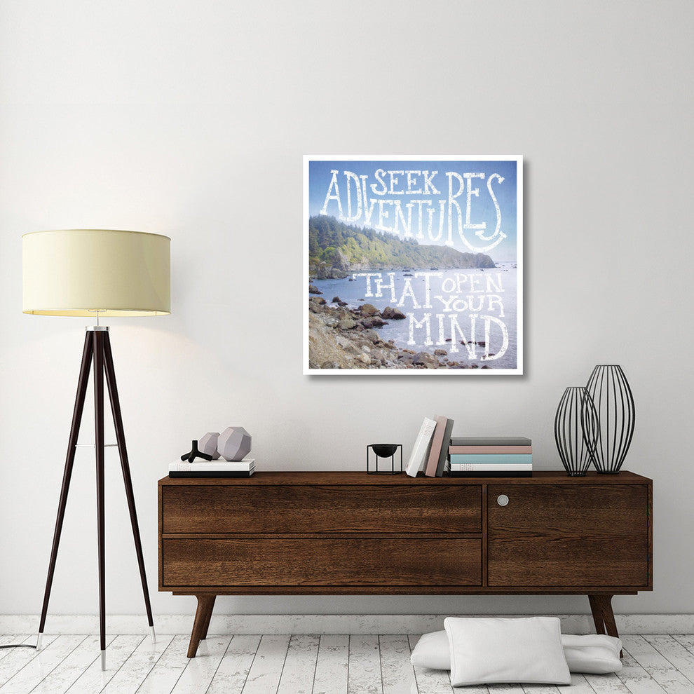 "Coastal Adventures III" Digital Paper Print by Laura Marshall, 38"x38"