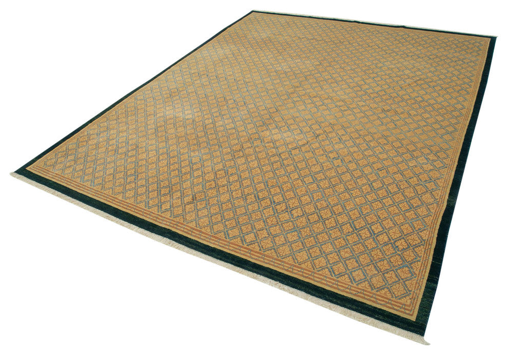 Rug N Carpet - Handwoven Oriental 8' 1" x 9' 11" Unique Oushak Area Rug