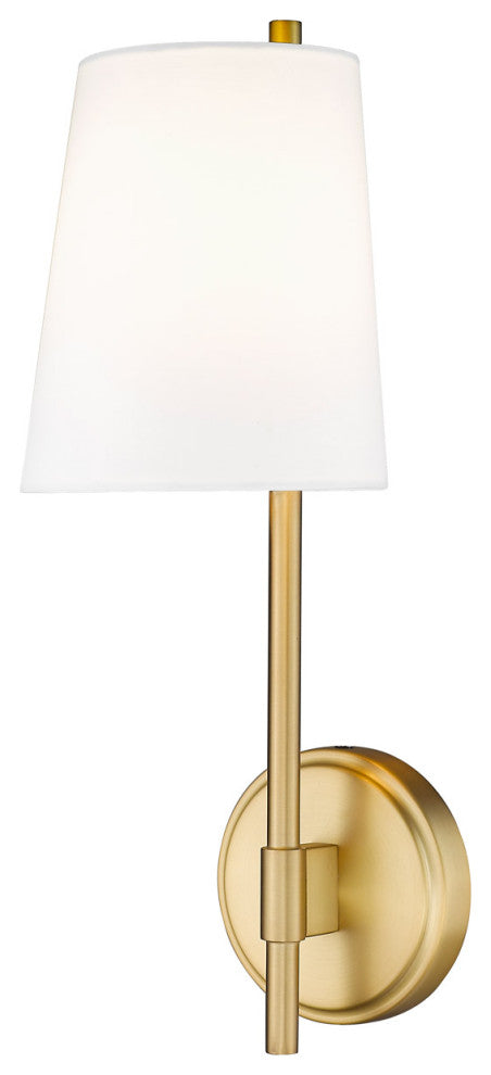 Zlite 816-1S-OBR 1-Light Wall Sconce, White