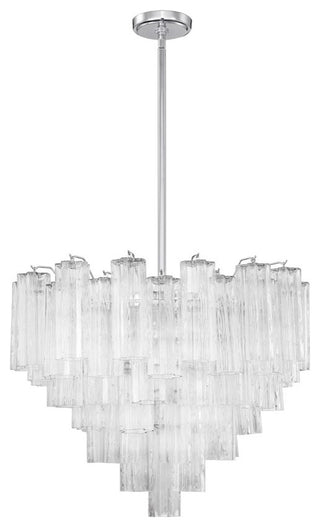 CRYSTORAMA Addis 12 Light Polished Chrome Chandelier
