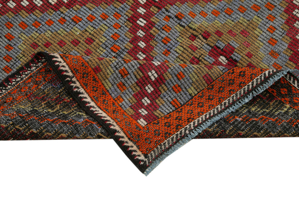 Rug N Carpet - Handmade Oriental 5' 9'' x 10' 4'' Antique Wool Kilim Rug