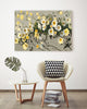 "Breezes Gray Crop" Museum Mounted Canvas Print, 24"x18"