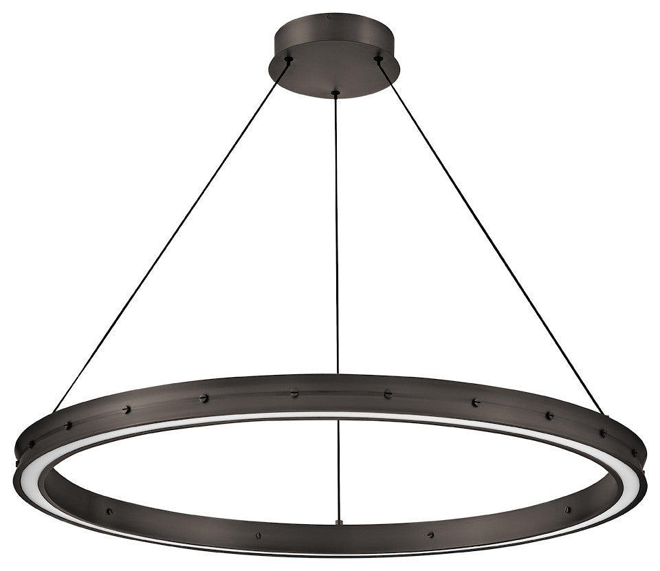 Fredrick Ramond Althea Large Chandelier, Satin Black