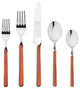 Fantasia Flatware Set, Rust, 20 Pcs.